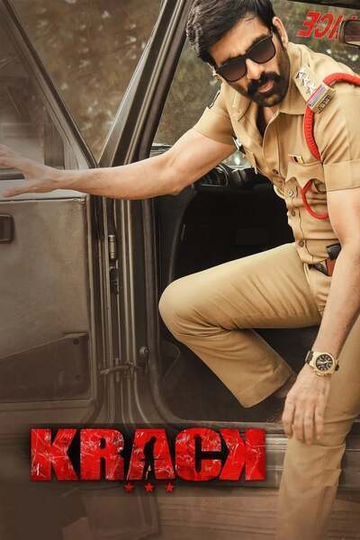 Krack Hindi Dubbed Movie Poster (2021)