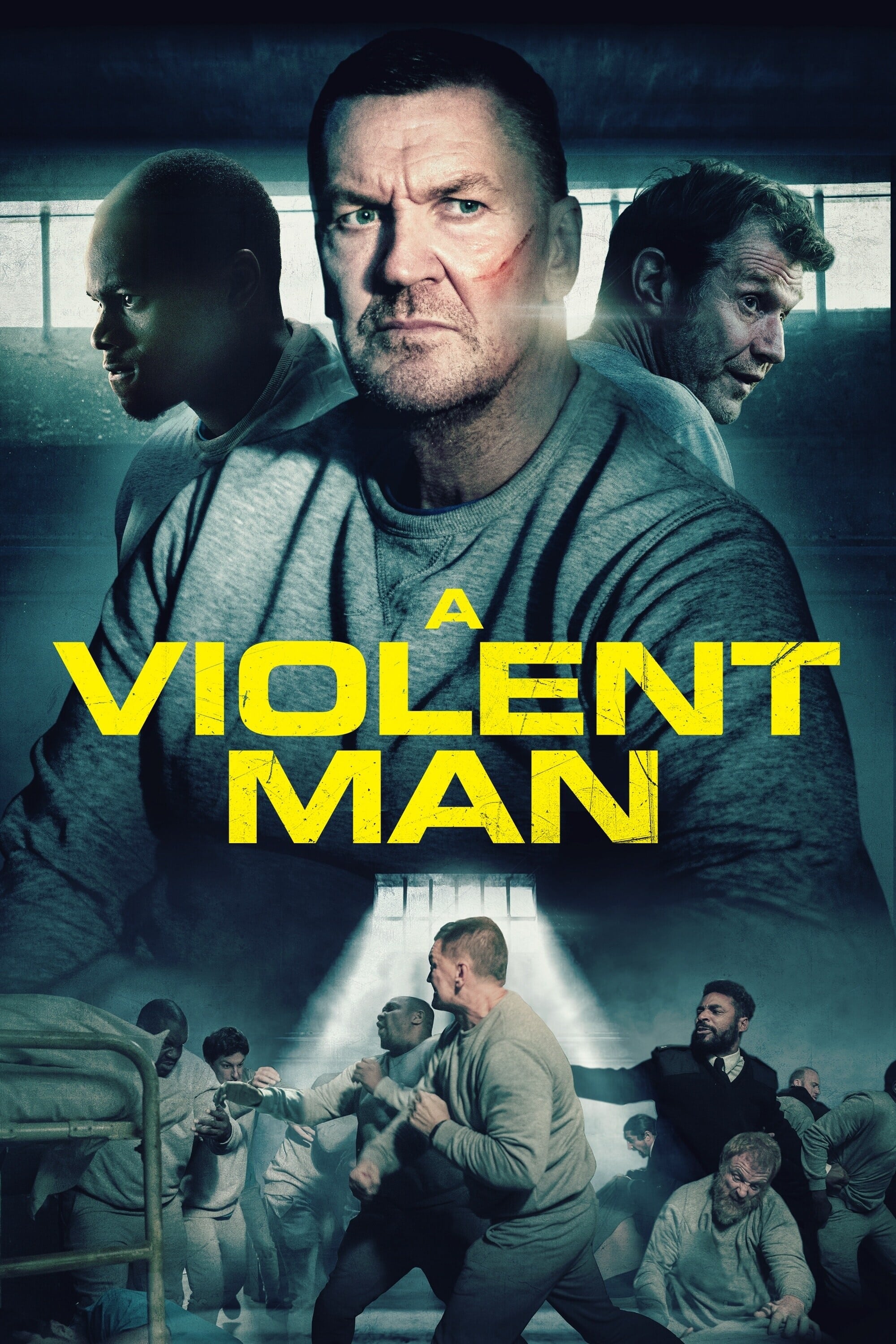 A Violent Man Hindi Dubbed Movie Poster (2022)
