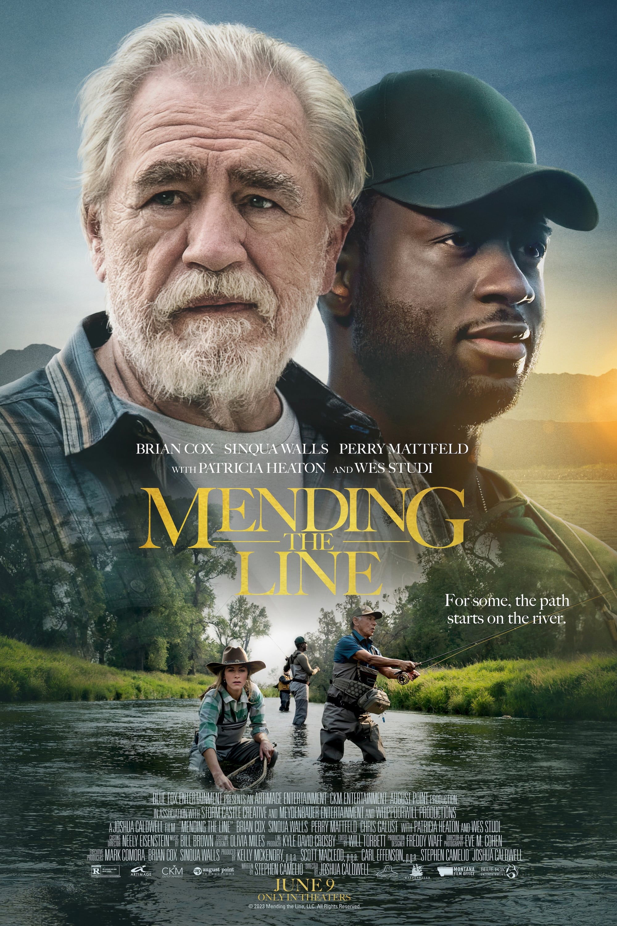 Mending the Line Hindi Dubbed Movie Poster (2023)