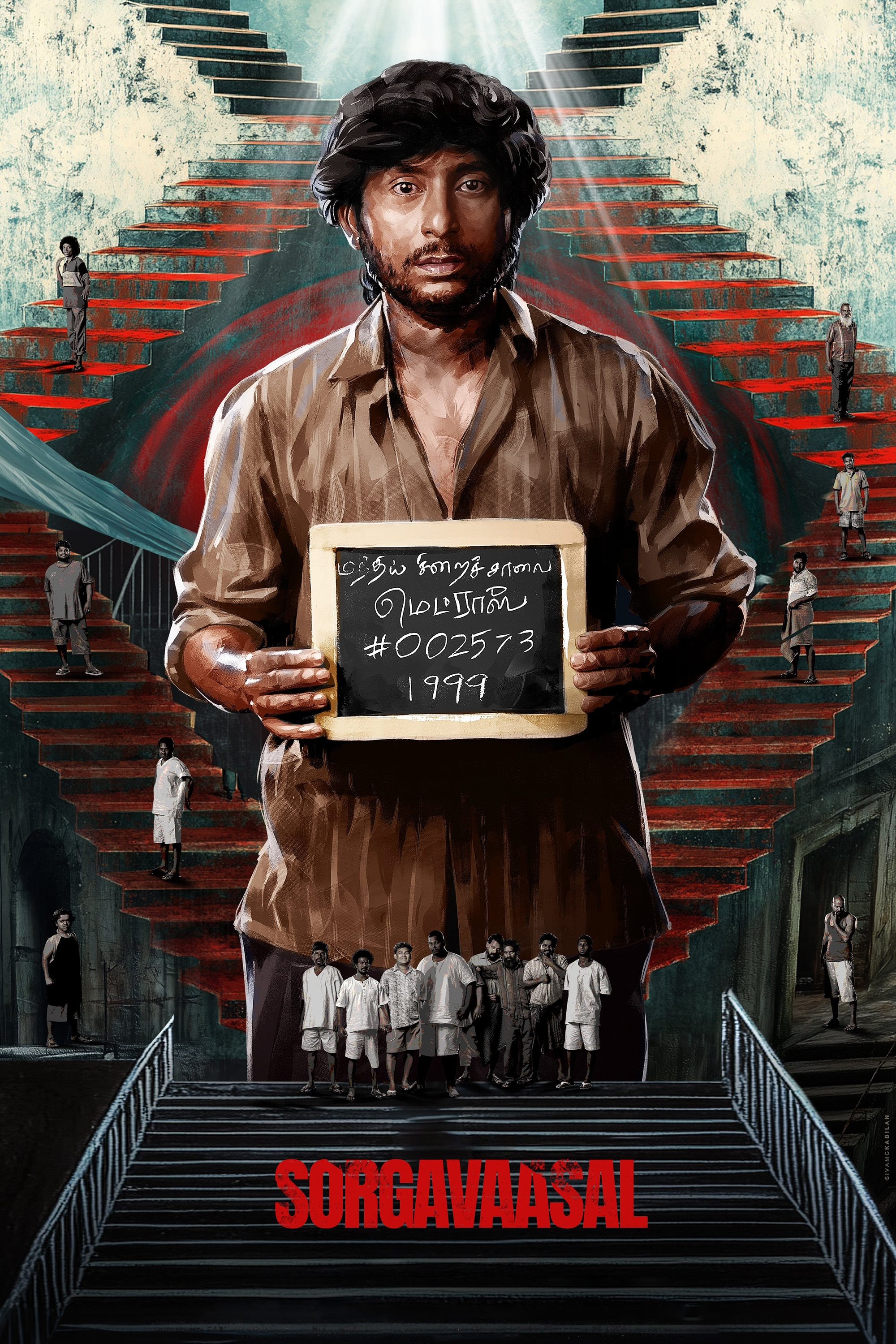 Sorgavaasal Hindi Dubbed Movie Poster (2024)