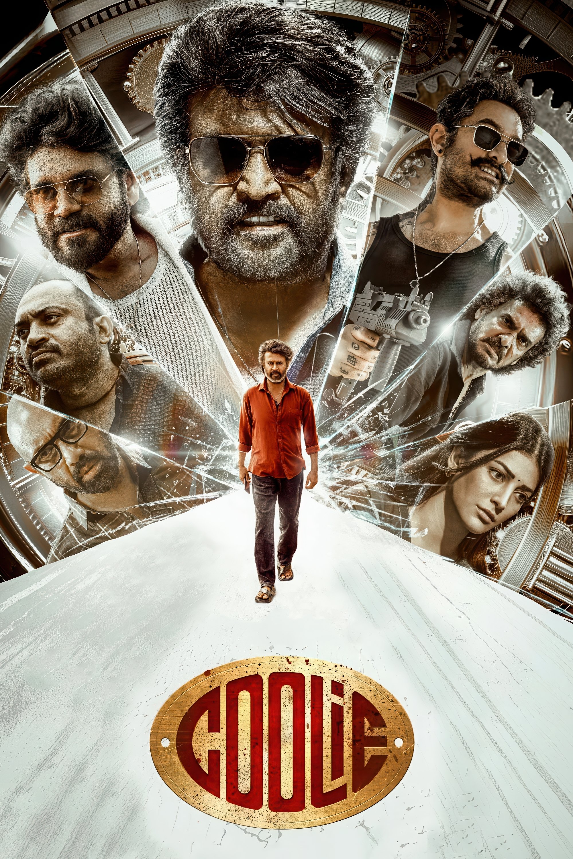 Coolie Hindi Dubbed Movie Poster (2025)