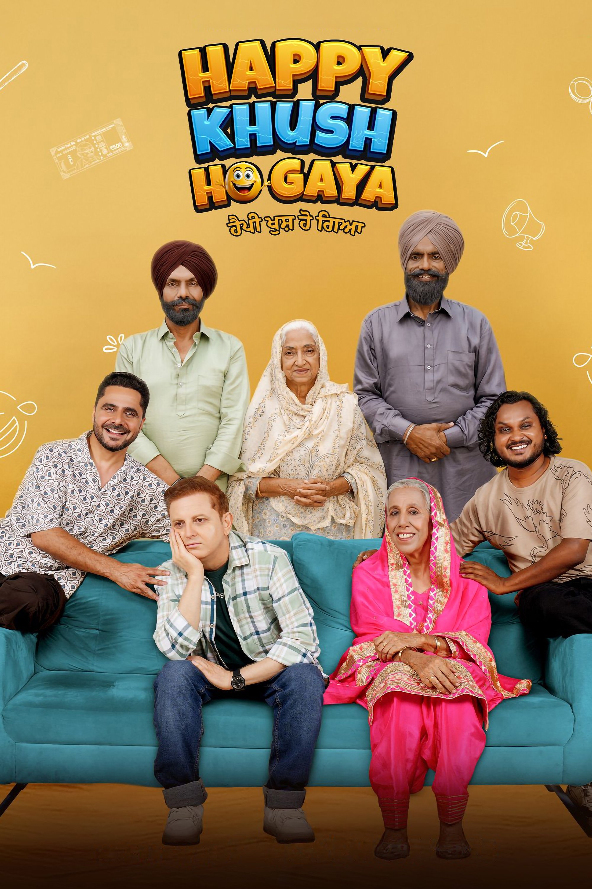 Happy Khush Ho Gaya Hindi Dubbed Movie Poster (2025)